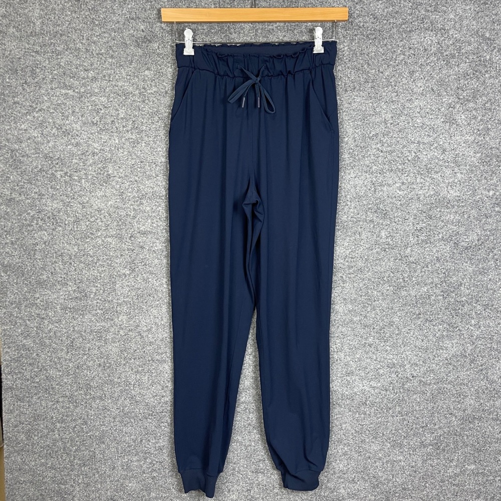Lululemon  Jogger Womens 6 Navy Blue Excellent High Rise